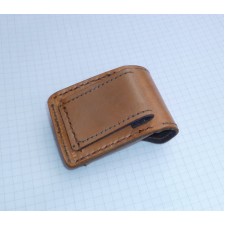 MOTO LEATHER POCKET - ON BELT OR BIKE - JAWA ČZ - BROWN